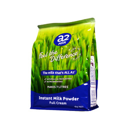 澳洲袋装奶粉 A2成人全脂高钙高蛋白中老年成人学生奶粉 1KG