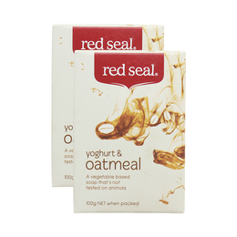 【两块装】新西兰Red Seal红印燕麦天然植物洁面沐浴香皂 100g