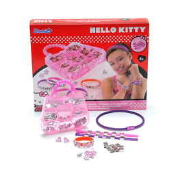 Hello Kitty凯蒂猫DIY字母串珠百变手镯 5岁以上儿童HKC059